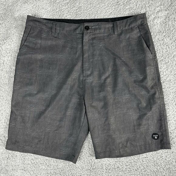 Molokai Surf Co Men's Ultra Lightweight Shorts 38 Dark Grey Skate Surf - Picture 1 of 12